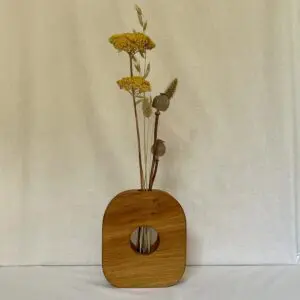 soliflore carré chêne naturel