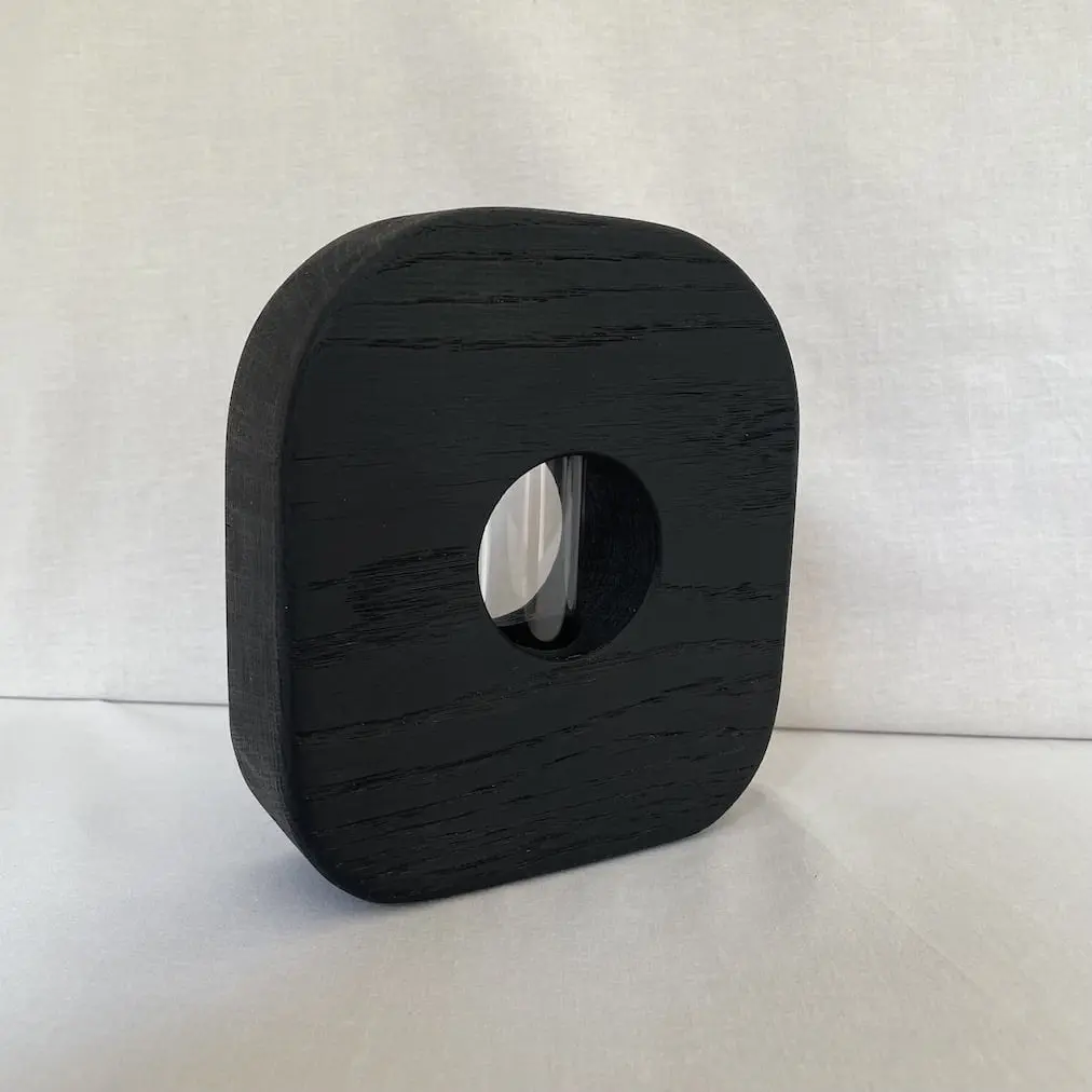 soliflore carré ébonisé